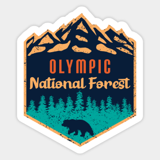 Olympic national forest Sticker